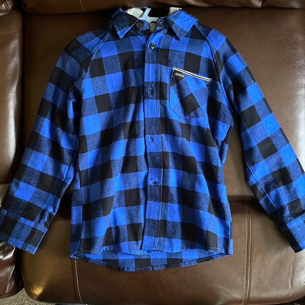 Warm button down with good